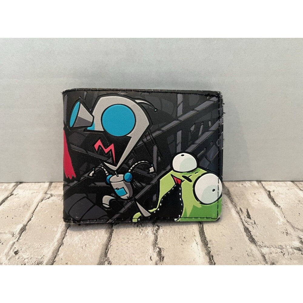 NICKELODEON INVADER ZIM BIFOLD WALLET GIR & ZIM WALLET RARE